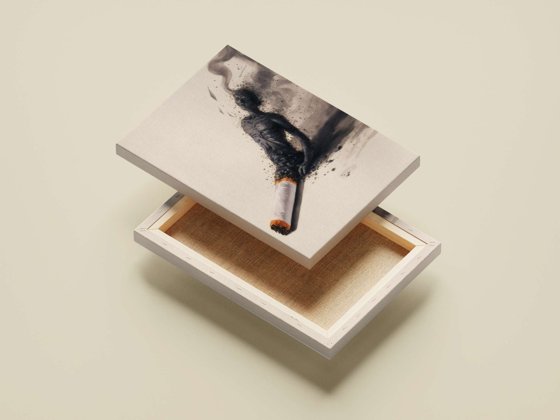 cigarette Main Subject: cigarette Canvas wall art — Art wall art India | PosterBoizz