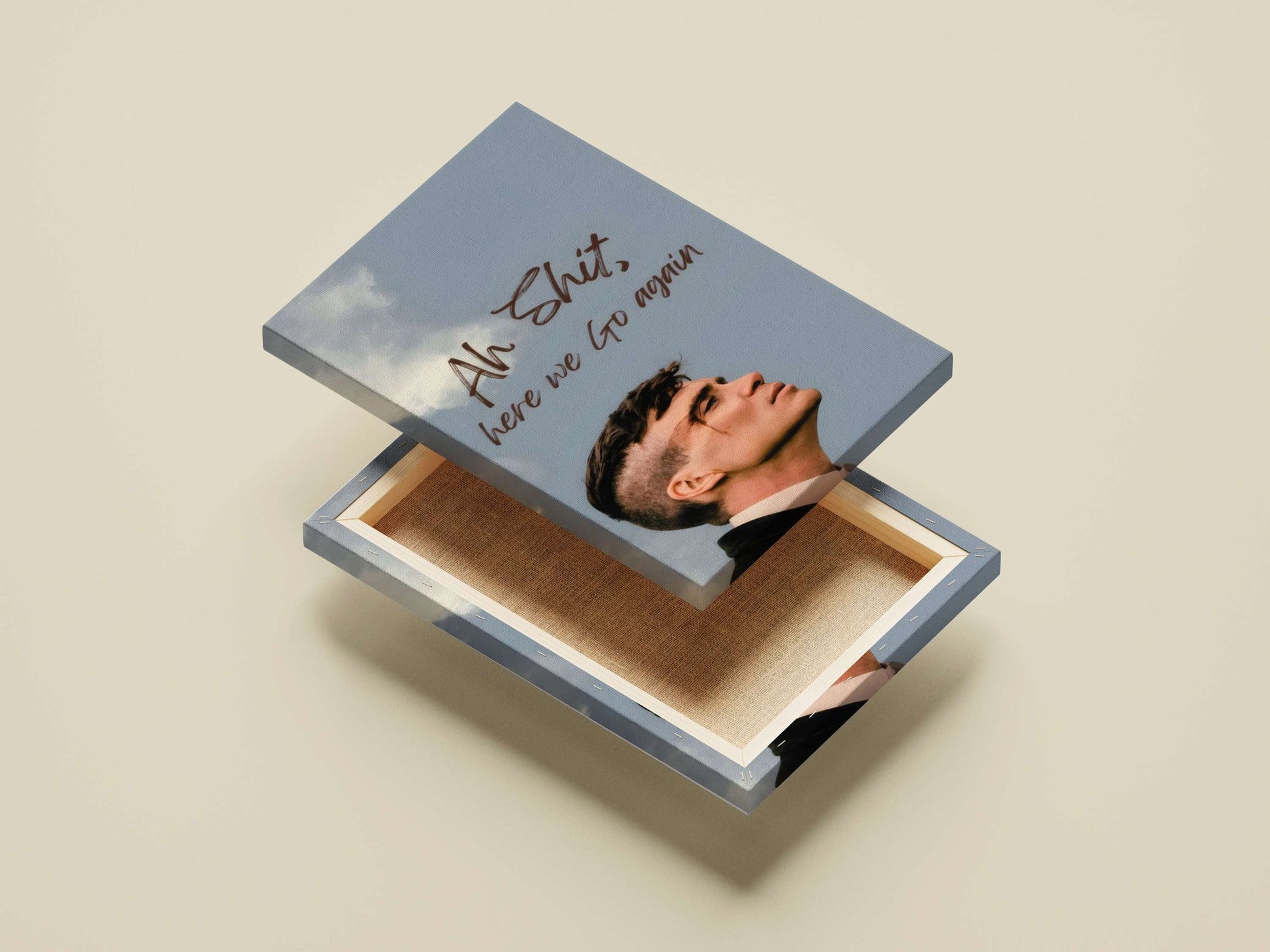 Tommy Shelby from Peaky Blinders Main Subject: Tommy Shelby from Peaky Blinders Canvas wall art — Series wall art India |