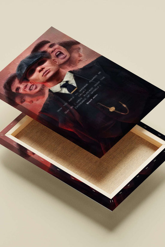 Thomas Shelby from Peaky Blinders Main Subject: Thomas Shelby from Peaky Blinders Canvas wall art — Series wall art India |