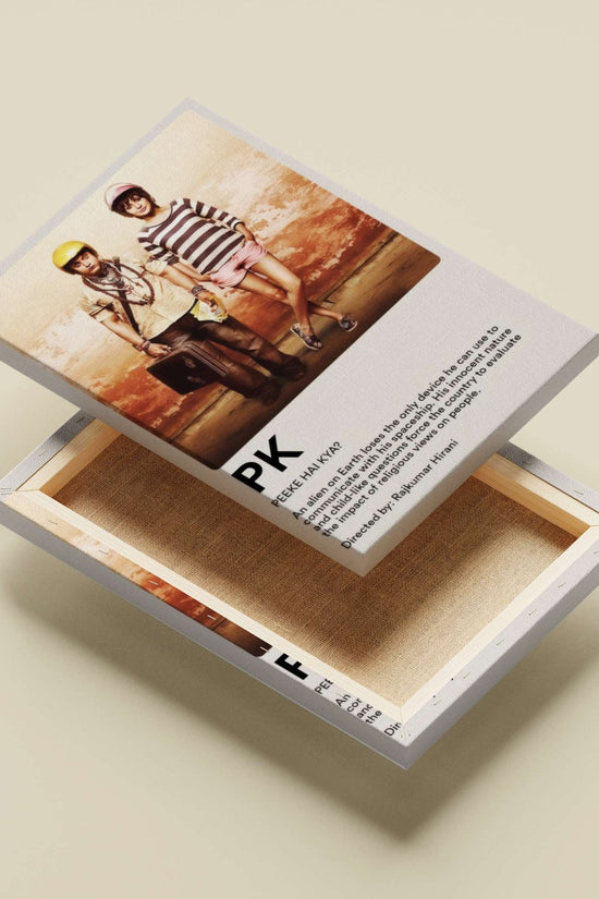 PK (the alien character from the Indian film 'PK') Main Subject: PK (the alien character from the Indian film 'PK') Canvas