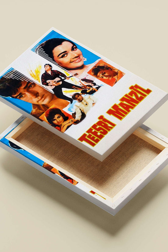 [Rajesh Khanna, Dimple Kapadia] Teesri Manzil 70S Romantic Vintage Rajesh Khanna & Dimple Kapadia Wall