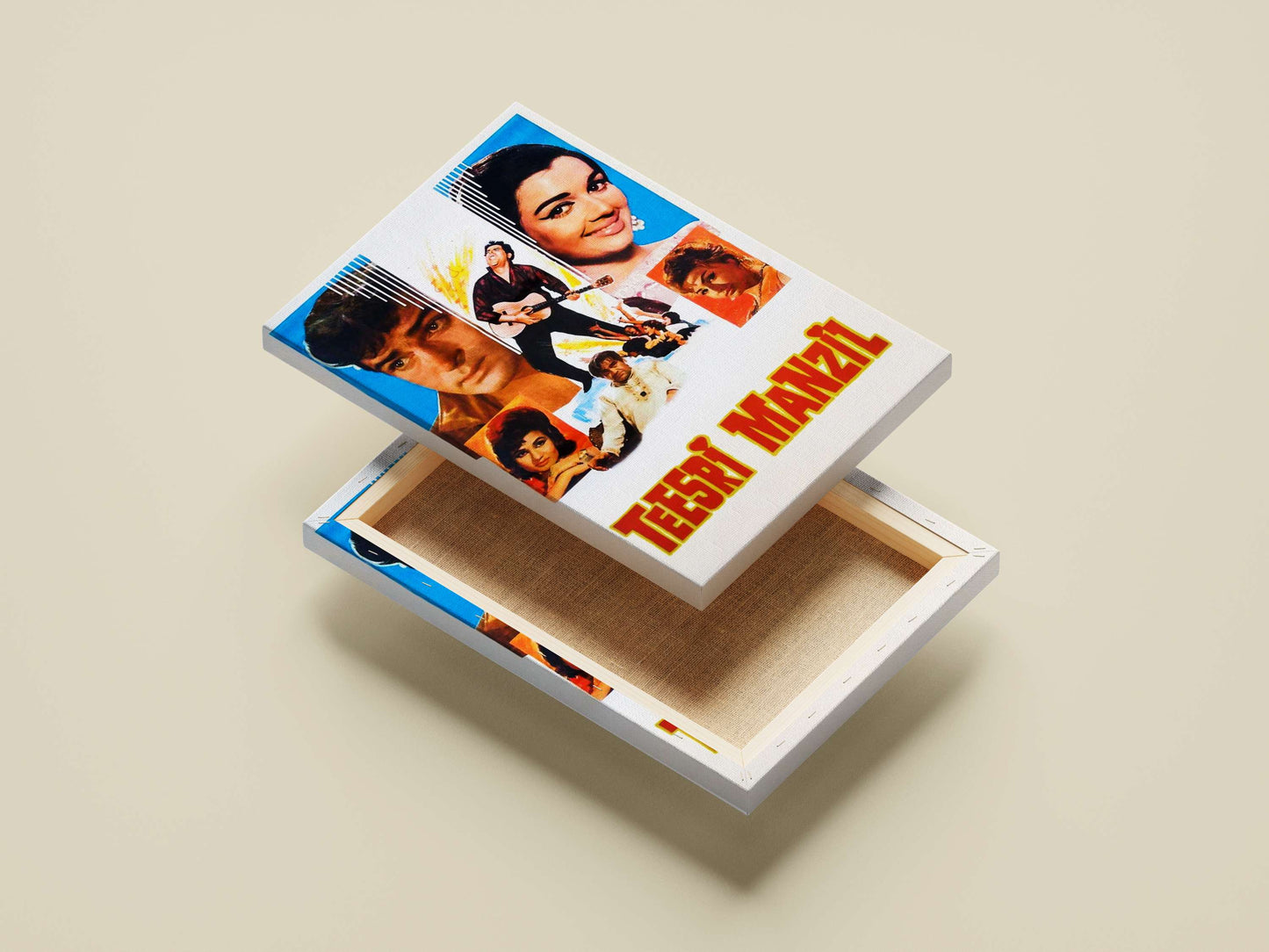 [Rajesh Khanna, Dimple Kapadia] Teesri Manzil 70S Romantic Vintage Rajesh Khanna & Dimple Kapadia Wall