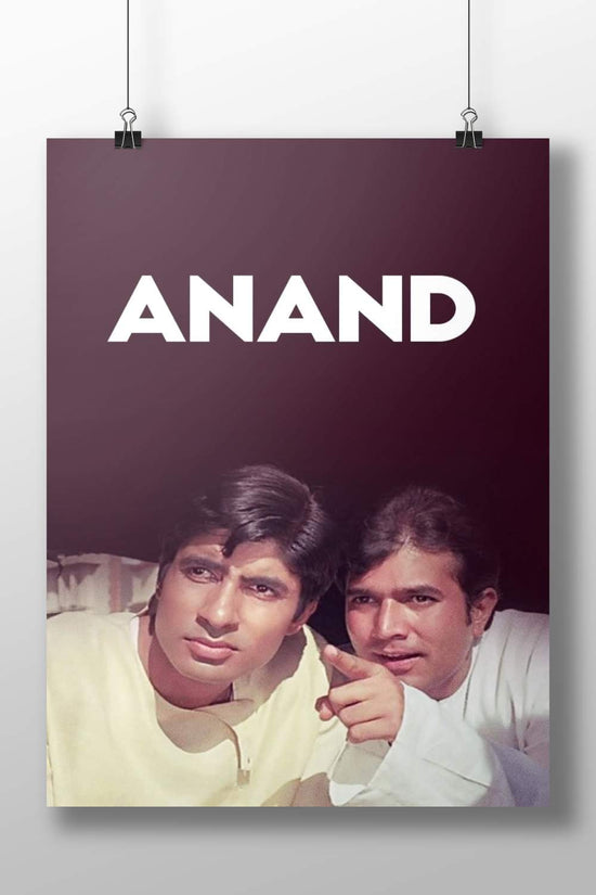 Rajesh Khurrana, Dharmendra The movie poster for the 1973 Indian film "ANAND" Anand 1973