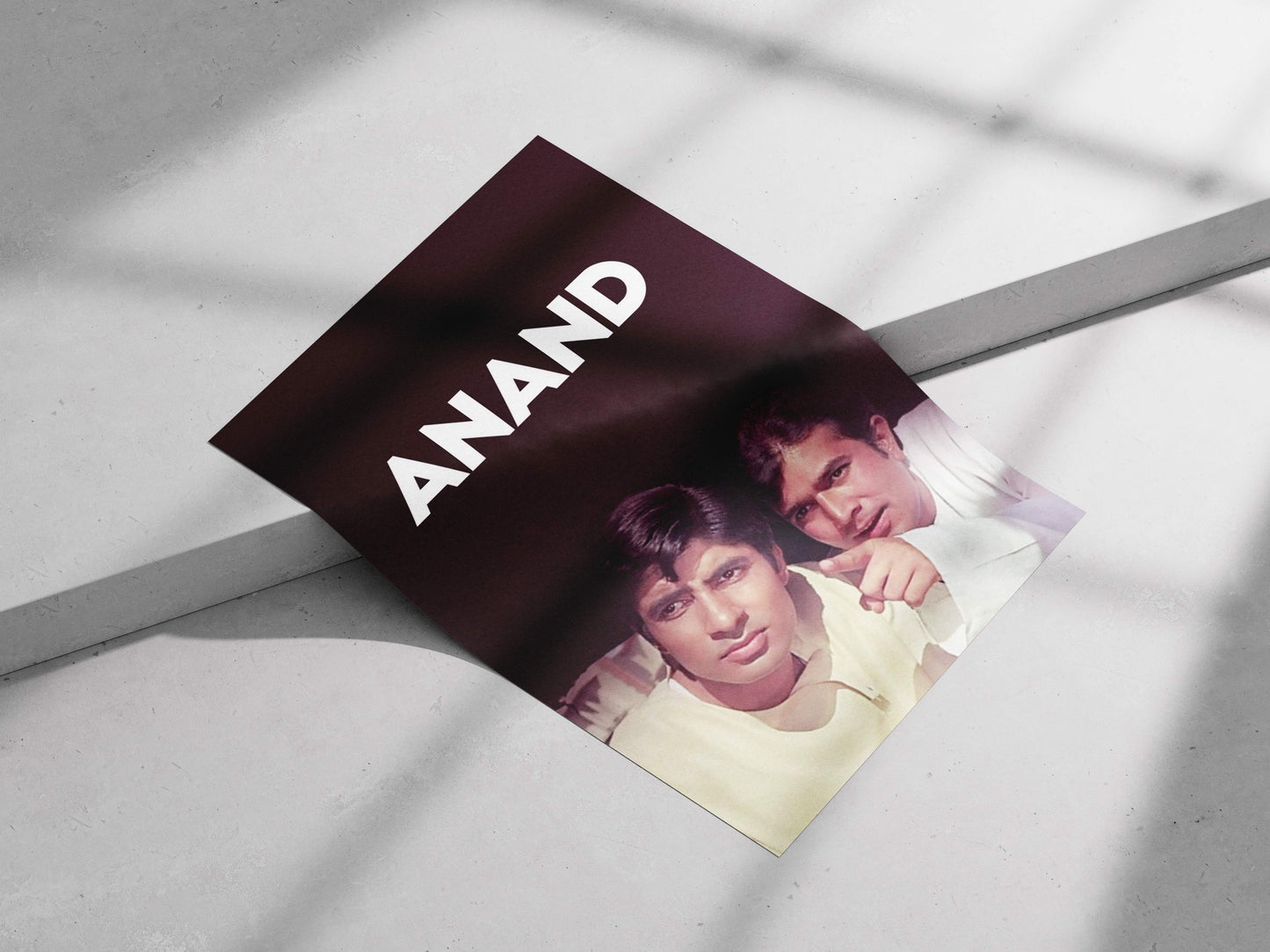 Rajesh Khurrana, Dharmendra The movie poster for the 1973 Indian film "ANAND" Anand 1973