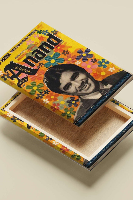 Rajesh Khanna, Sumita Sanyal, Amitabh Bachchan Amitabh Bachchan As Anand 70S Retro Floral Pop Art