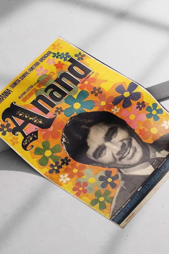 Rajesh Khanna, Sumita Sanyal, Amitabh Bachchan Amitabh Bachchan As Anand 70S Retro Floral Pop Art