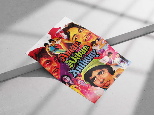 Amar (Rishi Kapoor), Akbar (Amitabh Bachchan), Anthony (Amitabh Bachchan), Rishi Kapoor, Amitabh Bachchan Amar Akbar