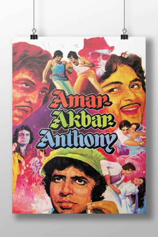 Amar (Rishi Kapoor), Akbar (Amitabh Bachchan), Anthony (Amitabh Bachchan), Rishi Kapoor, Amitabh Bachchan Amar Akbar
