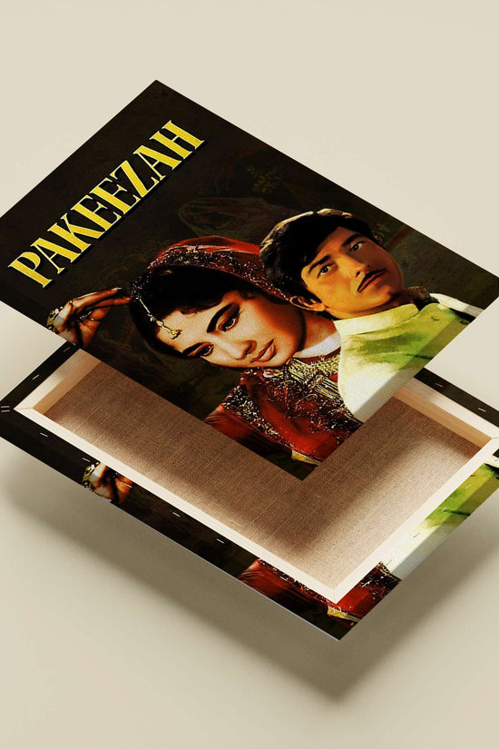 Meena Kumari (as Rani Pakeezah), Mohammad Ali (as the male lead) Pakeezah 1972 Golden Romance