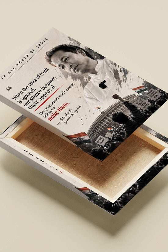 Sonam Wangchuk Main Subject: Sonam Wangchuk Canvas wall art — Bollywood wall art India | PosterBoizz