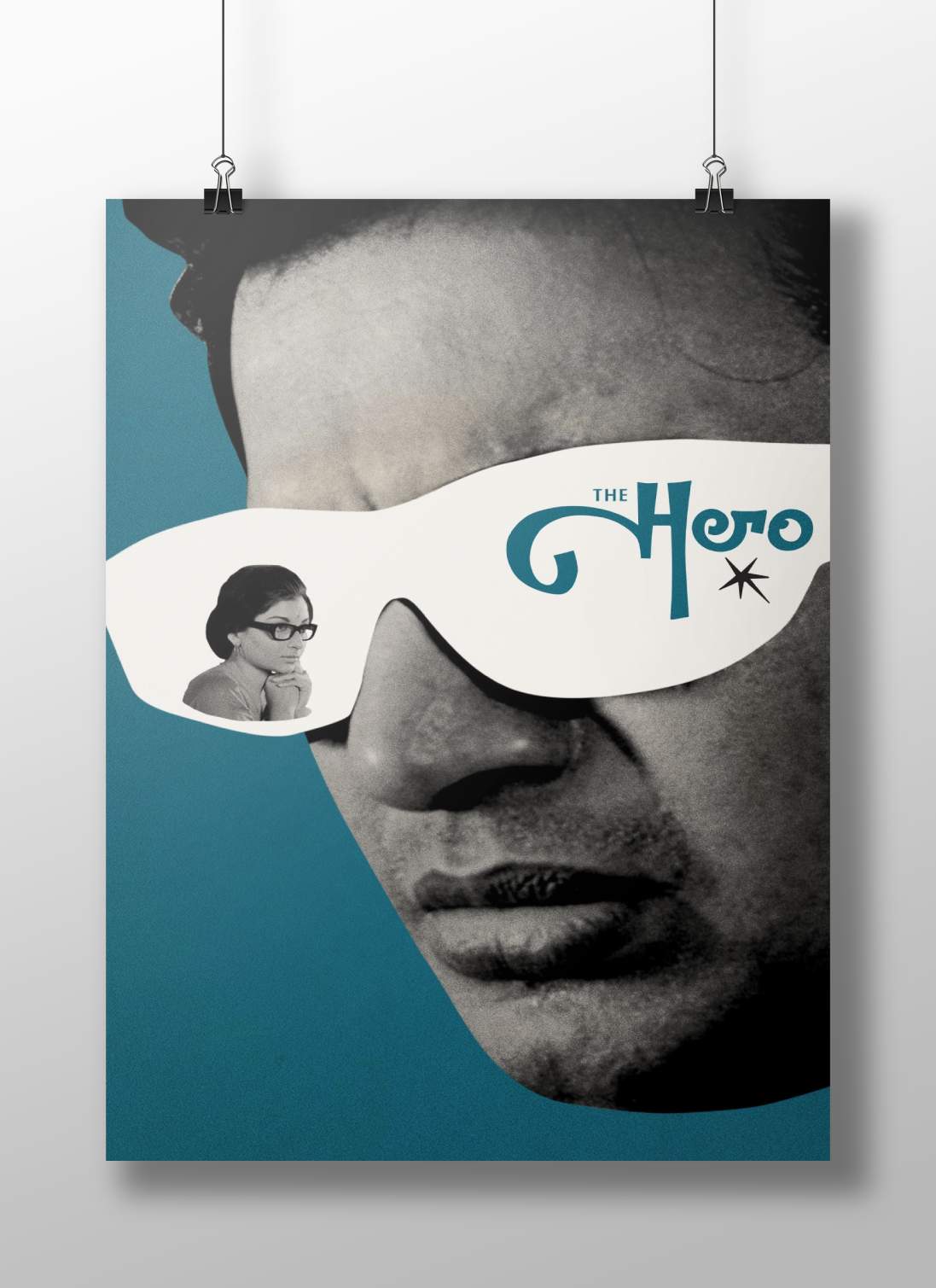 THE Hero Captain America 3D Glasses 3D Visionary Poster – Motivational Hero Wall Art