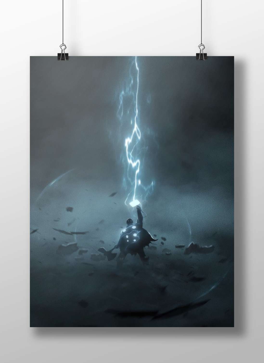 Thor (Marvel Comics) Main Subject: Thor (Marvel Comics) Matte BoizzBoard rigid print — Superhero wall art India | PosterBoizz