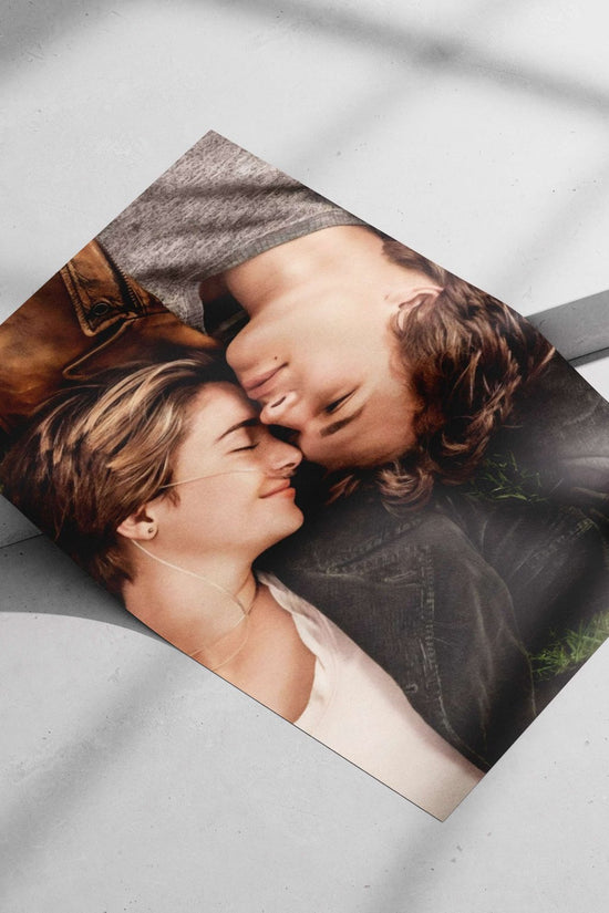Shailene Woodley and Ansel Elgort Main Subject: Shailene Woodley and Ansel Elgort Matte poster print — Hollywood wall art