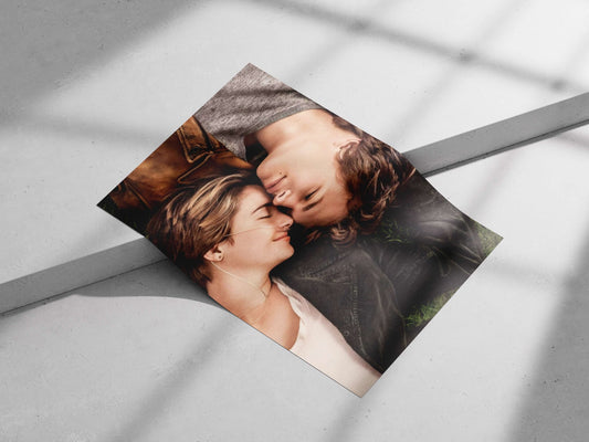 Shailene Woodley and Ansel Elgort Main Subject: Shailene Woodley and Ansel Elgort Matte poster print — Hollywood wall art