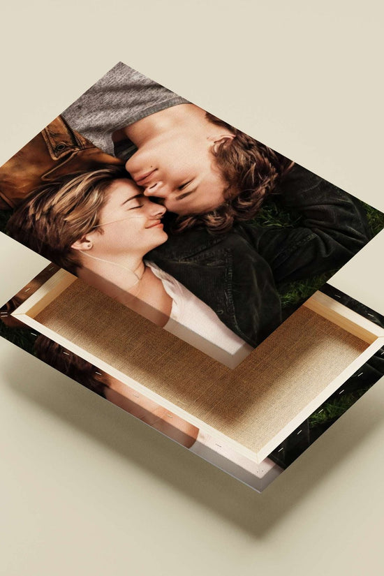Shailene Woodley and Ansel Elgort Main Subject: Shailene Woodley and Ansel Elgort Canvas wall art — Hollywood wall art India
