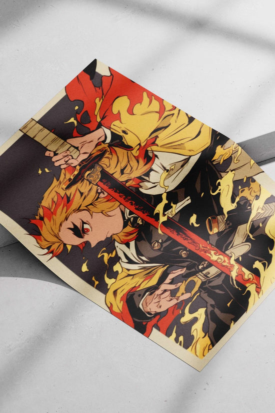 Tanjiro Kamado (Demon Slayer series) Main Subject: Tanjiro Kamado (Demon Slayer series) Matte poster print — Anime wall art