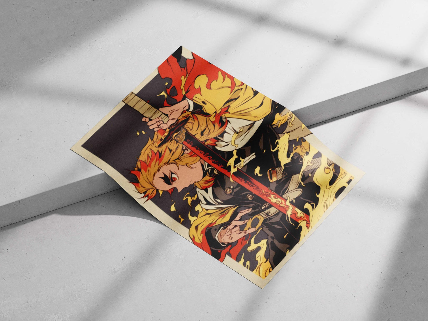 Tanjiro Kamado (Demon Slayer series) Main Subject: Tanjiro Kamado (Demon Slayer series) Matte poster print — Anime wall art