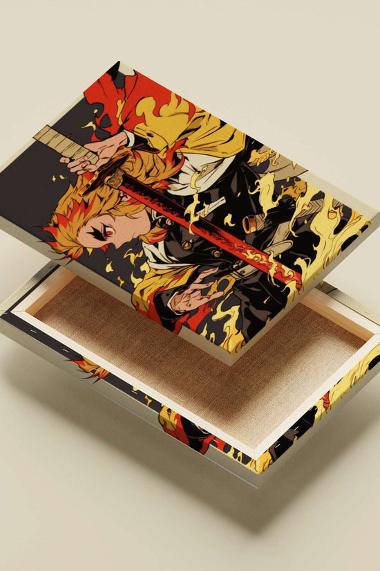 Tanjiro Kamado (Demon Slayer series) Main Subject: Tanjiro Kamado (Demon Slayer series) Canvas wall art — Anime wall art