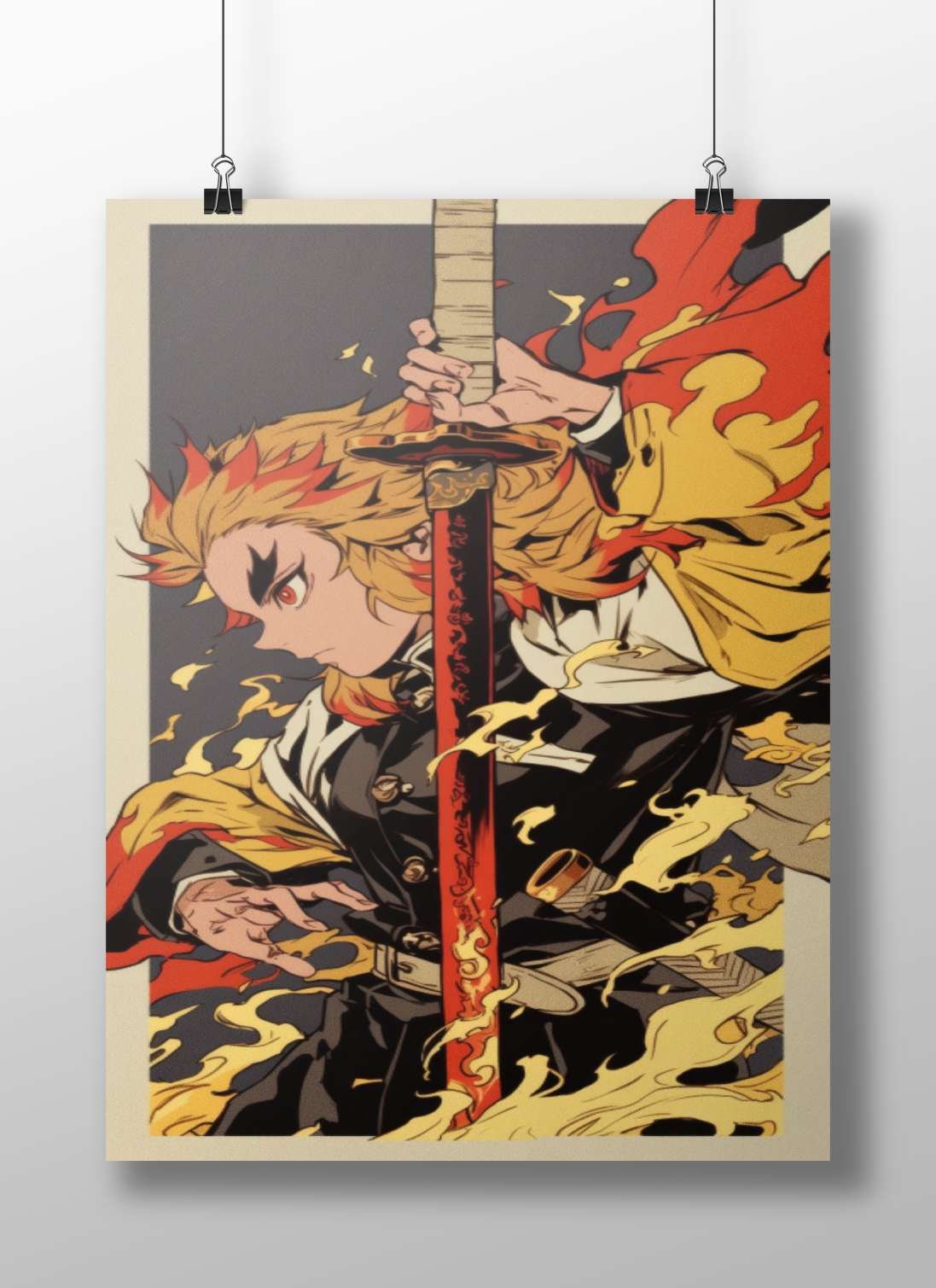 Tanjiro Kamado (Demon Slayer series) Main Subject: Tanjiro Kamado (Demon Slayer series) Matte BoizzBoard rigid print — Anime