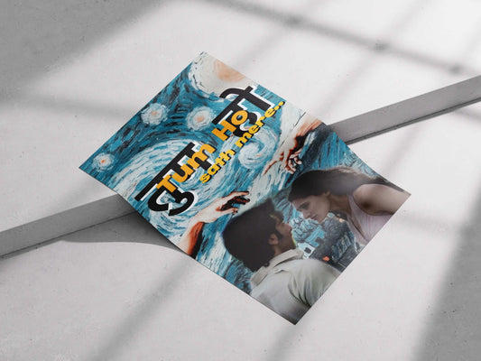 Tum Ho Sath Mere – Rockstar x Van Gogh Art Poster | Ranbir Kapoor & Nargis | Starry Night Music Love Print