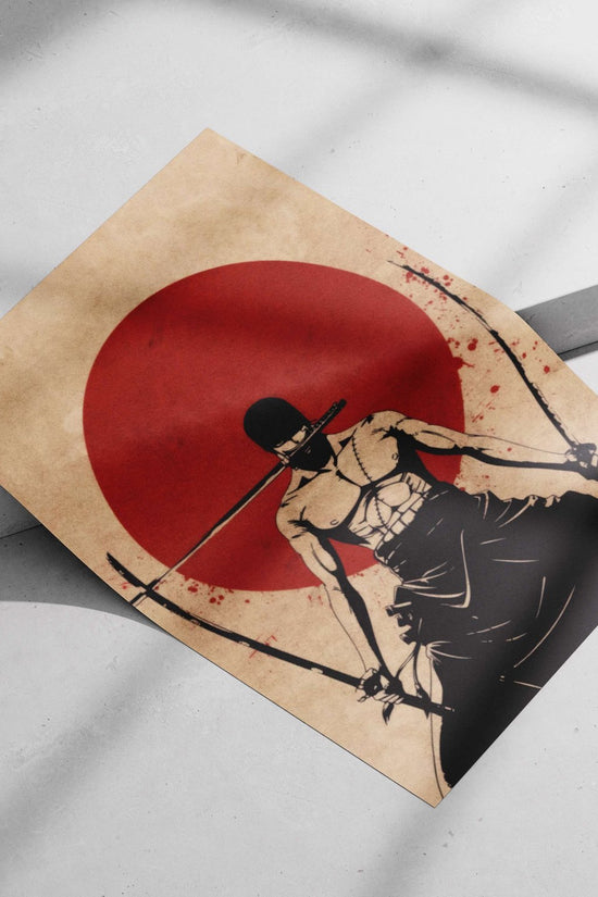 Ninja Scroll (anime franchise) Hanzo The Raven - Ninja Scroll Poster