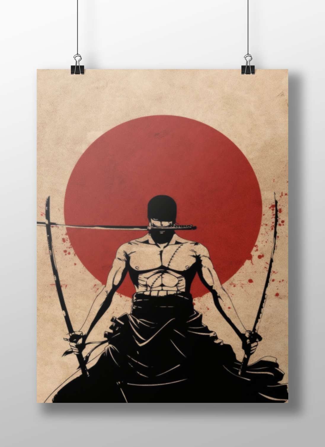 Ninja Scroll (anime franchise) Hanzo The Raven - Ninja Scroll Poster