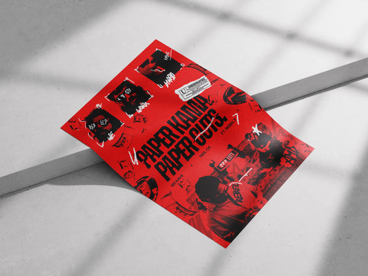 SIYAAHI & NEIL CK "Paper Kamana Paper Cuts" Art Print
