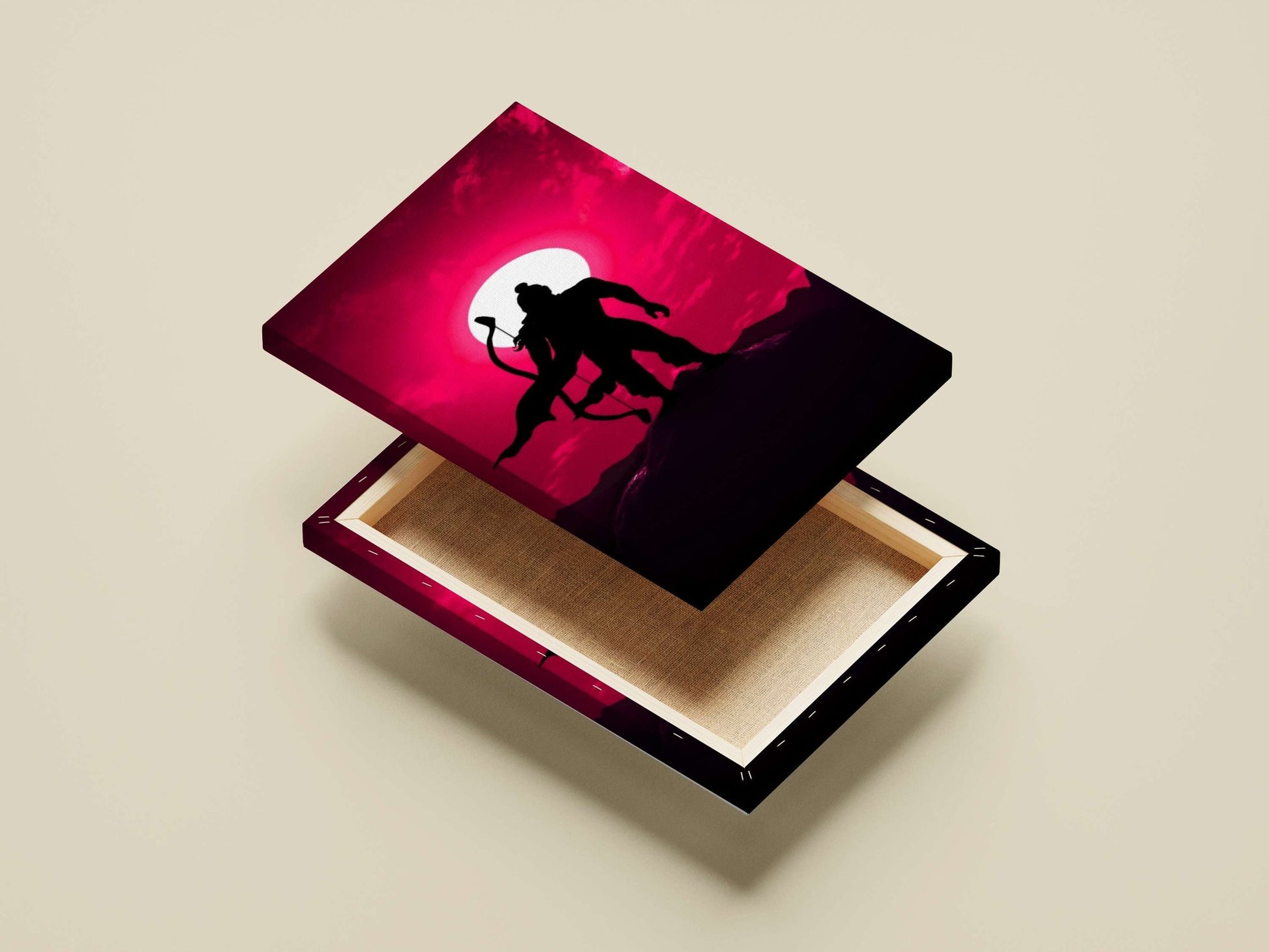 Lord Rama Main Subject: Lord Rama Canvas wall art — Sanatan wall art India | PosterBoizz