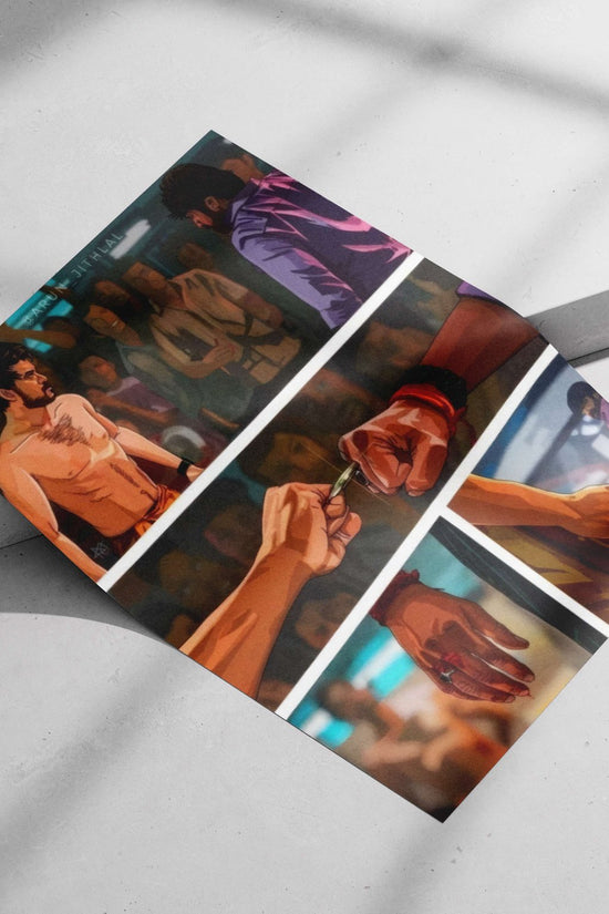 KGF (Chapter 1) characters Main Subject: KGF (Chapter 1) characters Matte poster print — Anime wall art India | PosterBoizz