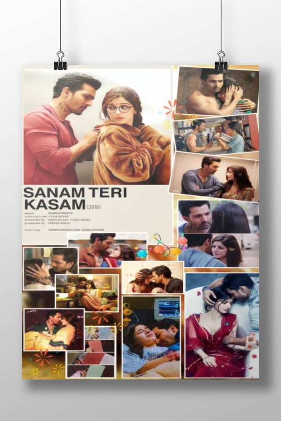 Sanam Teri Kasam (2016) Main Subject: Sanam Teri Kasam (2016) Matte BoizzBoard rigid print — Bollywood wall art India |