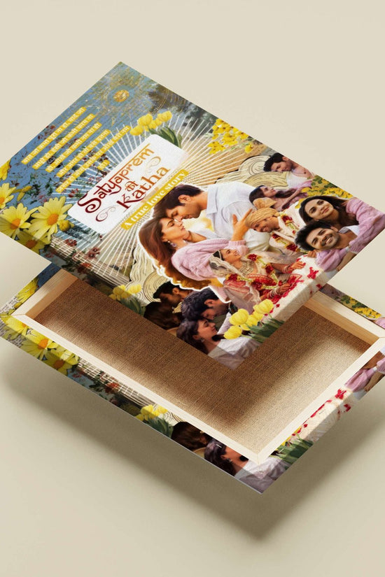 Satyaprem Ki Katha (Hindi film title) Main Subject: Satyaprem Ki Katha (Hindi film title) Canvas wall art — Bollywood wall