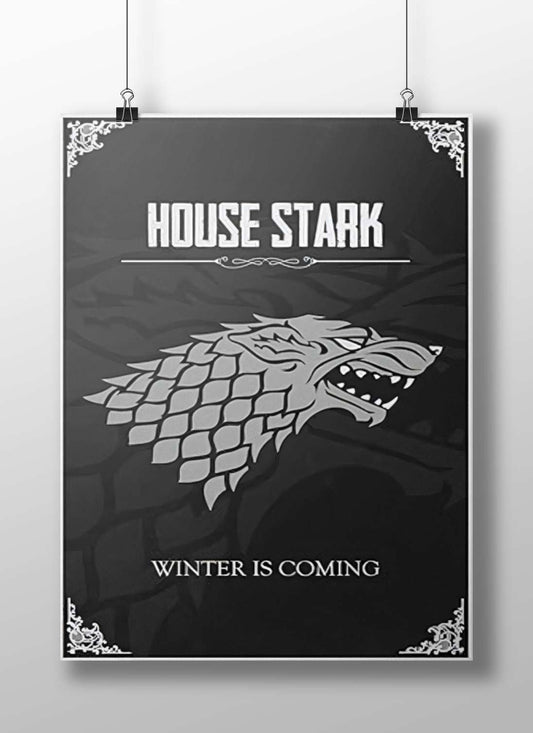 House Stark (Game of Thrones franchise) Main Subject: House Stark (Game of Thrones franchise) Matte BoizzBoard rigid print —