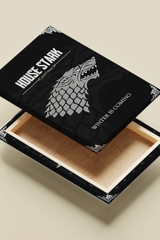 House Stark (Game of Thrones franchise) Main Subject: House Stark (Game of Thrones franchise) Canvas wall art — Series wall
