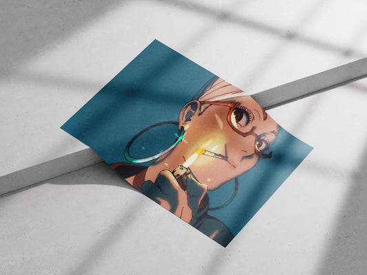 Character from Berserk franchise Main Subject: Character from Berserk franchise Matte poster print — Anime wall art India |