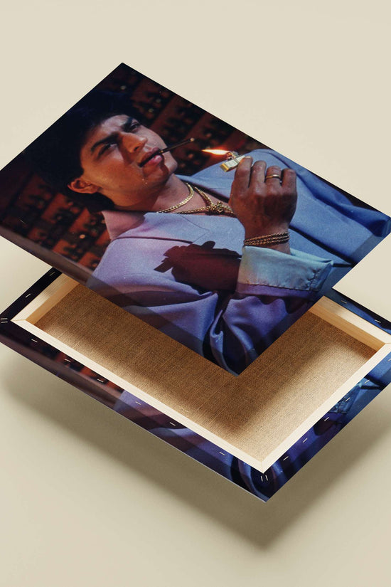 Shah Rukh Khan Dtph Confidence Vintage Film Still Poster – Bollywood Iconic Wall Art