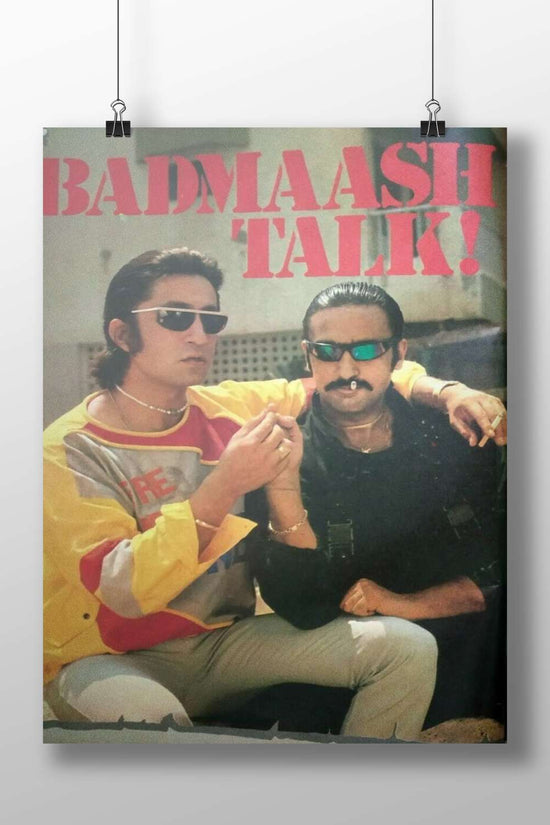 Shah Rukh Khan, Aftab Shivdasani Badmaash Company Cool & Confident Srk Aftab Shivdasani Poster –