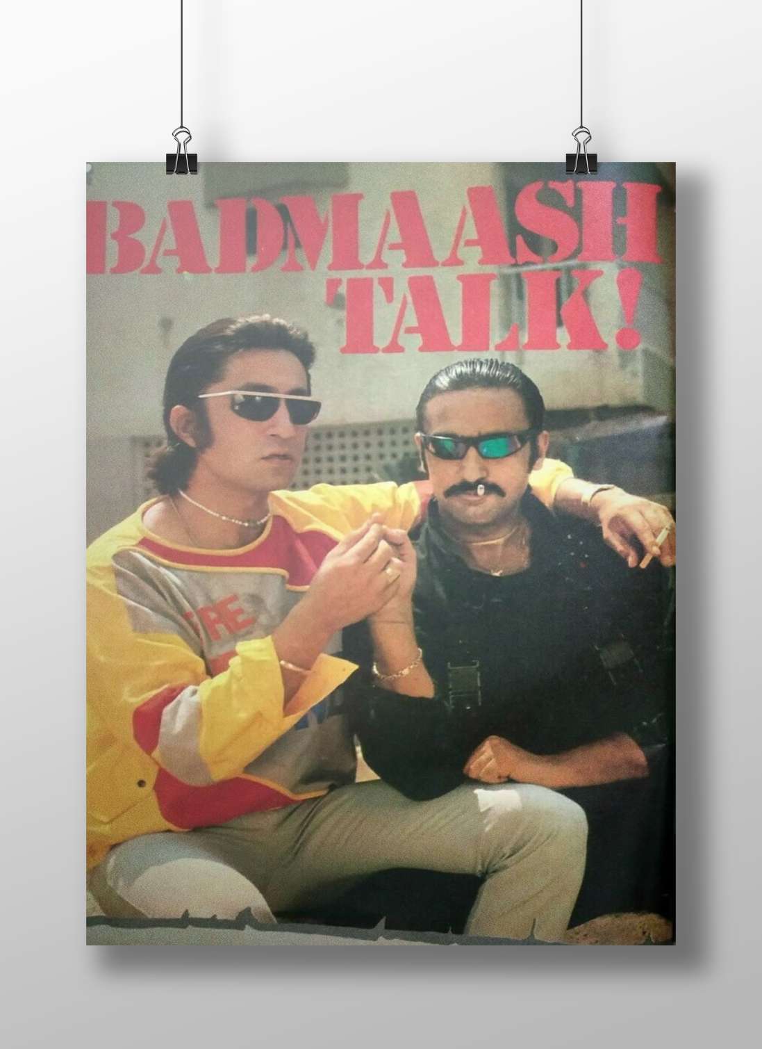 Shah Rukh Khan, Aftab Shivdasani Badmaash Company Cool & Confident Srk Aftab Shivdasani Poster –