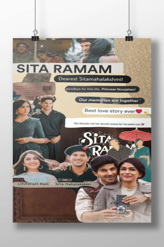 Sita Ramam (Telugu TV drama) Main Subject: Sita Ramam (Telugu TV drama) Matte BoizzBoard rigid print — Bollywood wall art