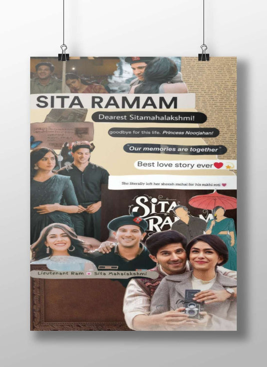 Sita Ramam (Telugu TV drama) Main Subject: Sita Ramam (Telugu TV drama) Matte BoizzBoard rigid print — Bollywood wall art
