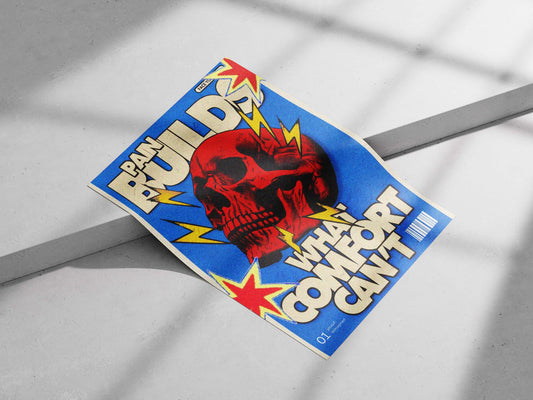 Red skull Main Subject: Red skull Matte poster print — Superhero wall art India | PosterBoizz