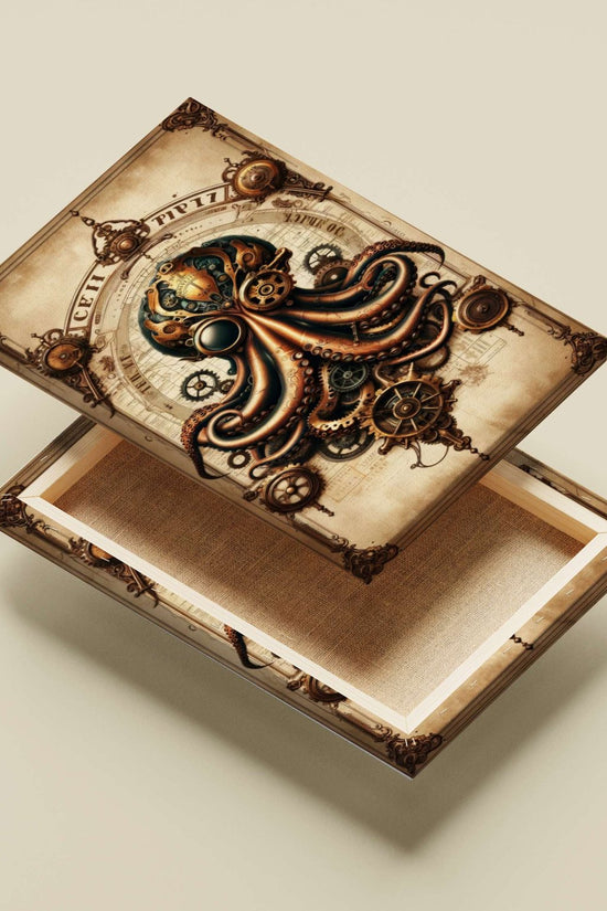 Mechanical Octopus Main Subject: Mechanical Octopus Canvas wall art — Art wall art India | PosterBoizz