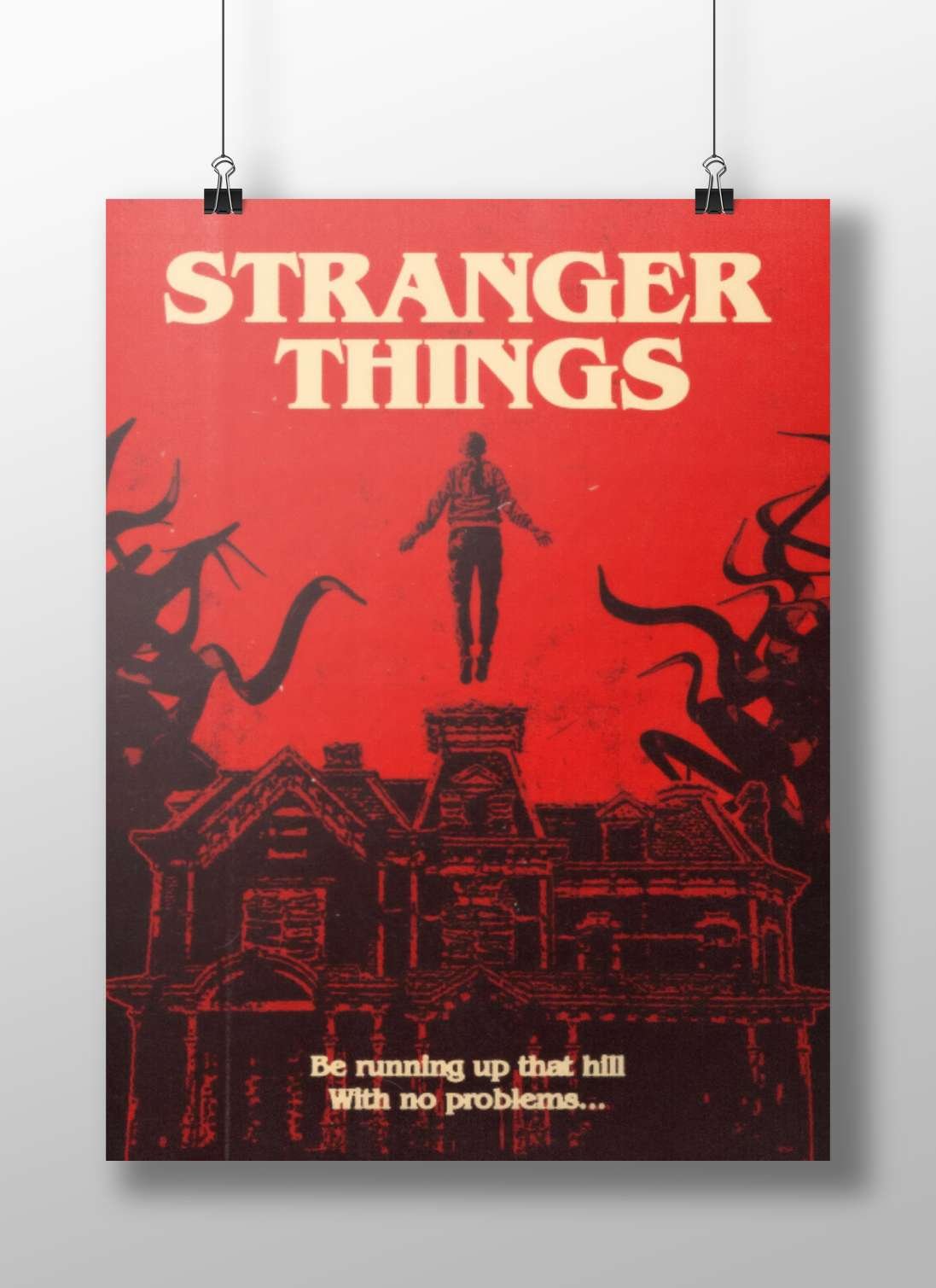 Stranger Things (TV series franchise) Main Subject: Stranger Things (TV series franchise) Matte BoizzBoard rigid print —