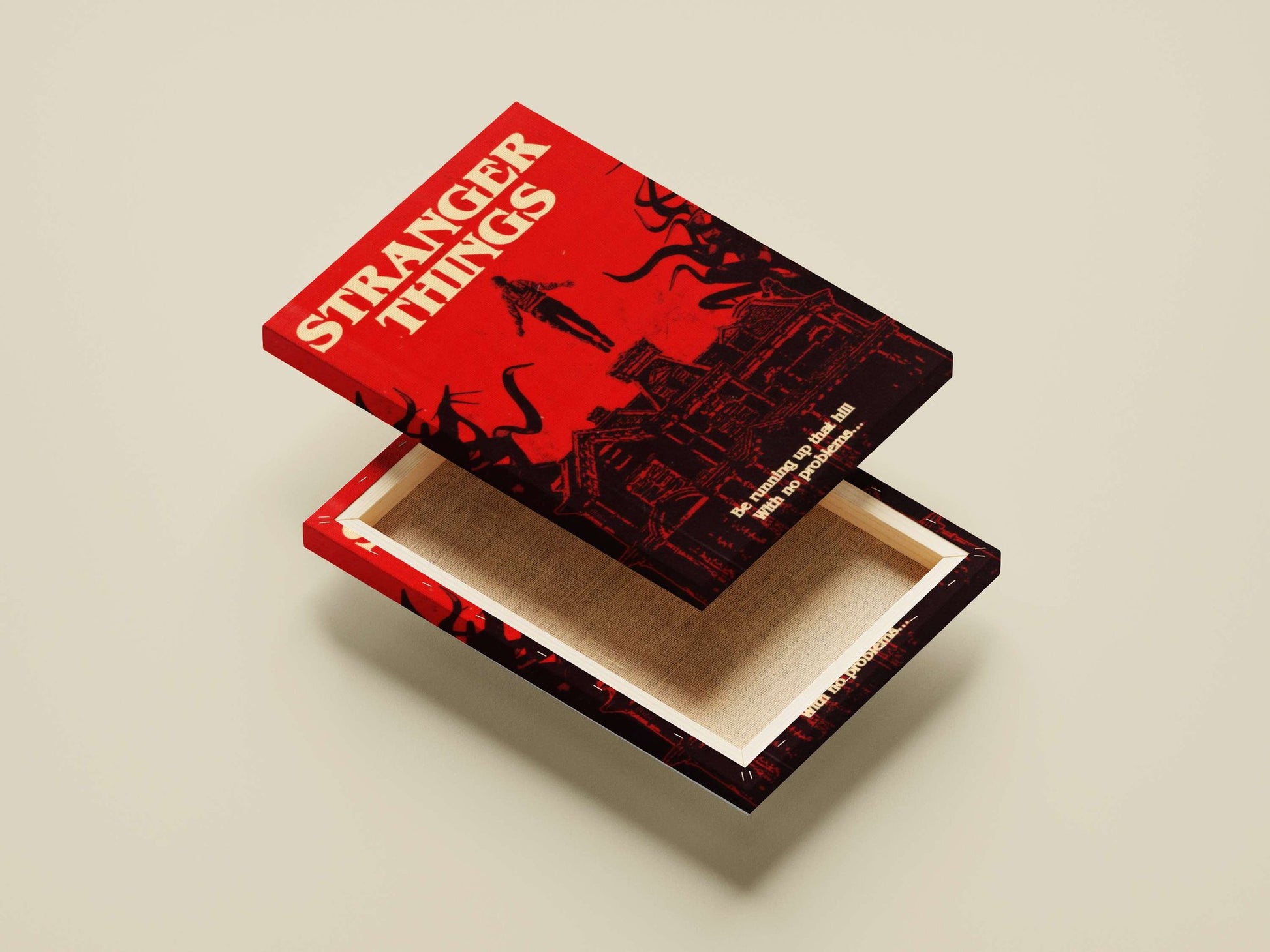 Stranger Things (TV series franchise) Main Subject: Stranger Things (TV series franchise) Canvas wall art — Series wall art