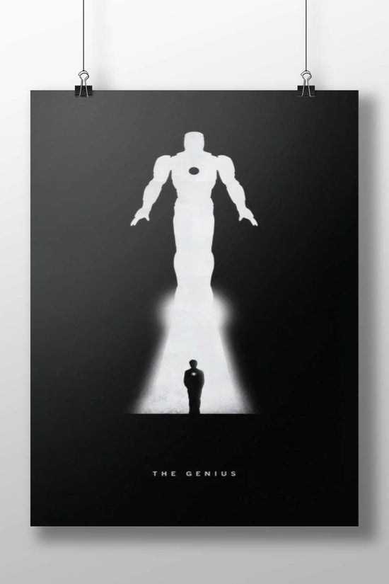 Iron Man (Marvel franchise) Main Subject: Iron Man (Marvel franchise) Matte BoizzBoard rigid print — Superhero wall art