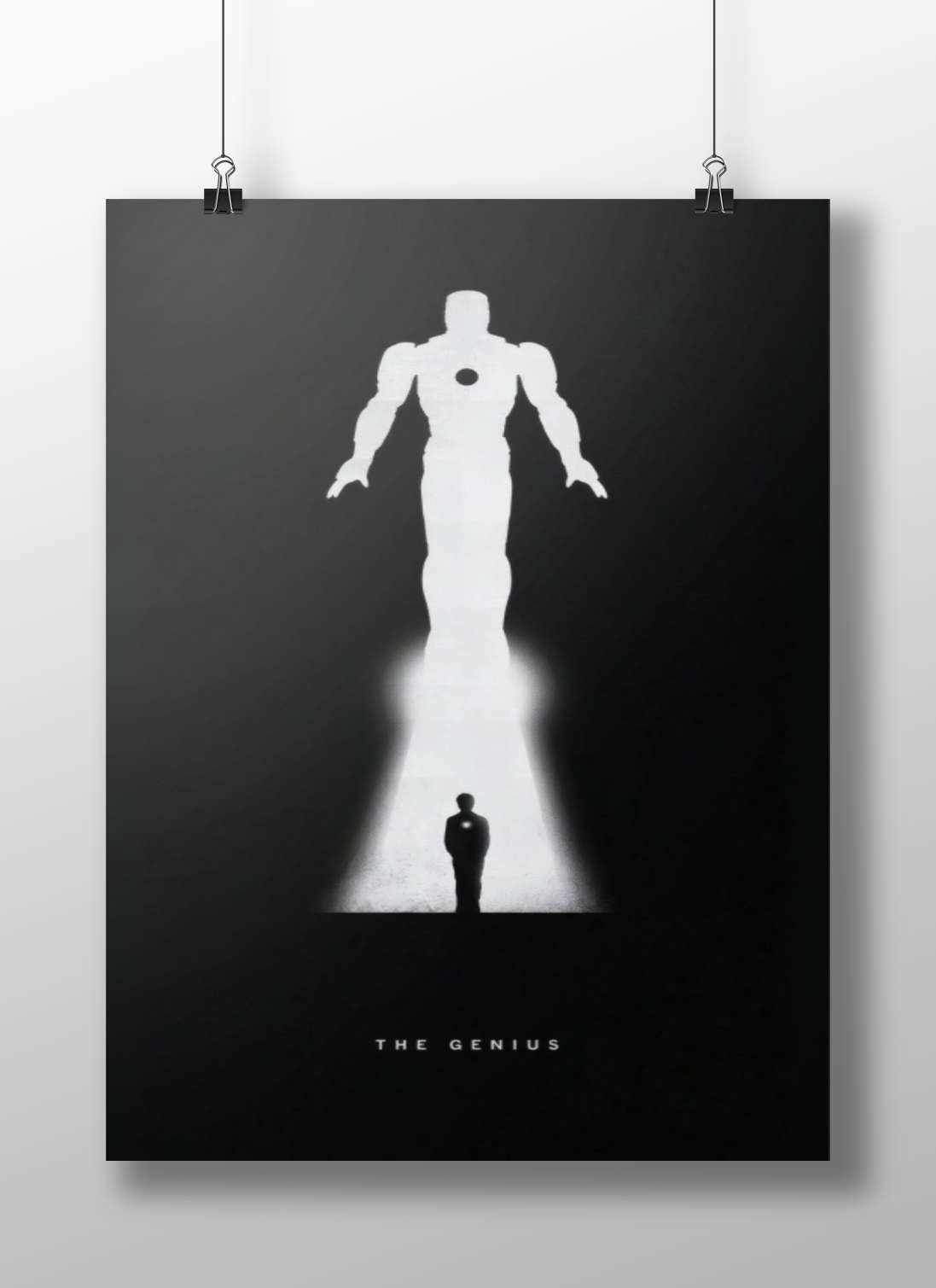 Iron Man (Marvel franchise) Main Subject: Iron Man (Marvel franchise) Matte BoizzBoard rigid print — Superhero wall art