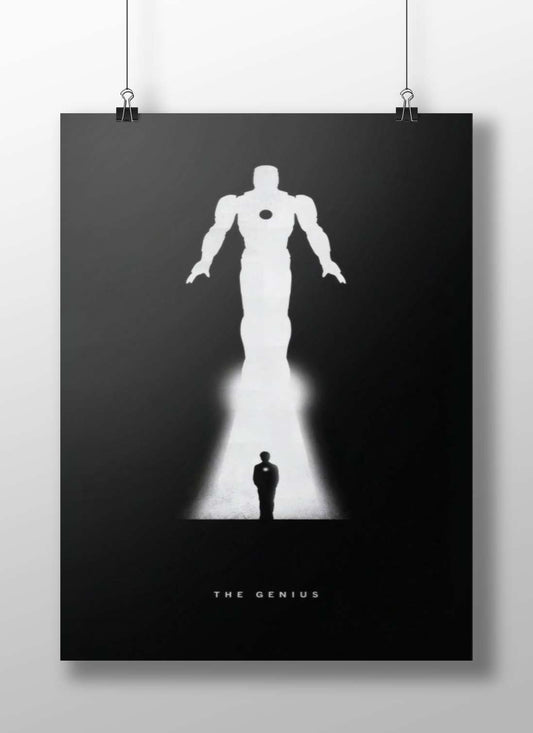 Iron Man (Marvel franchise) Main Subject: Iron Man (Marvel franchise) Matte BoizzBoard rigid print — Superhero wall art