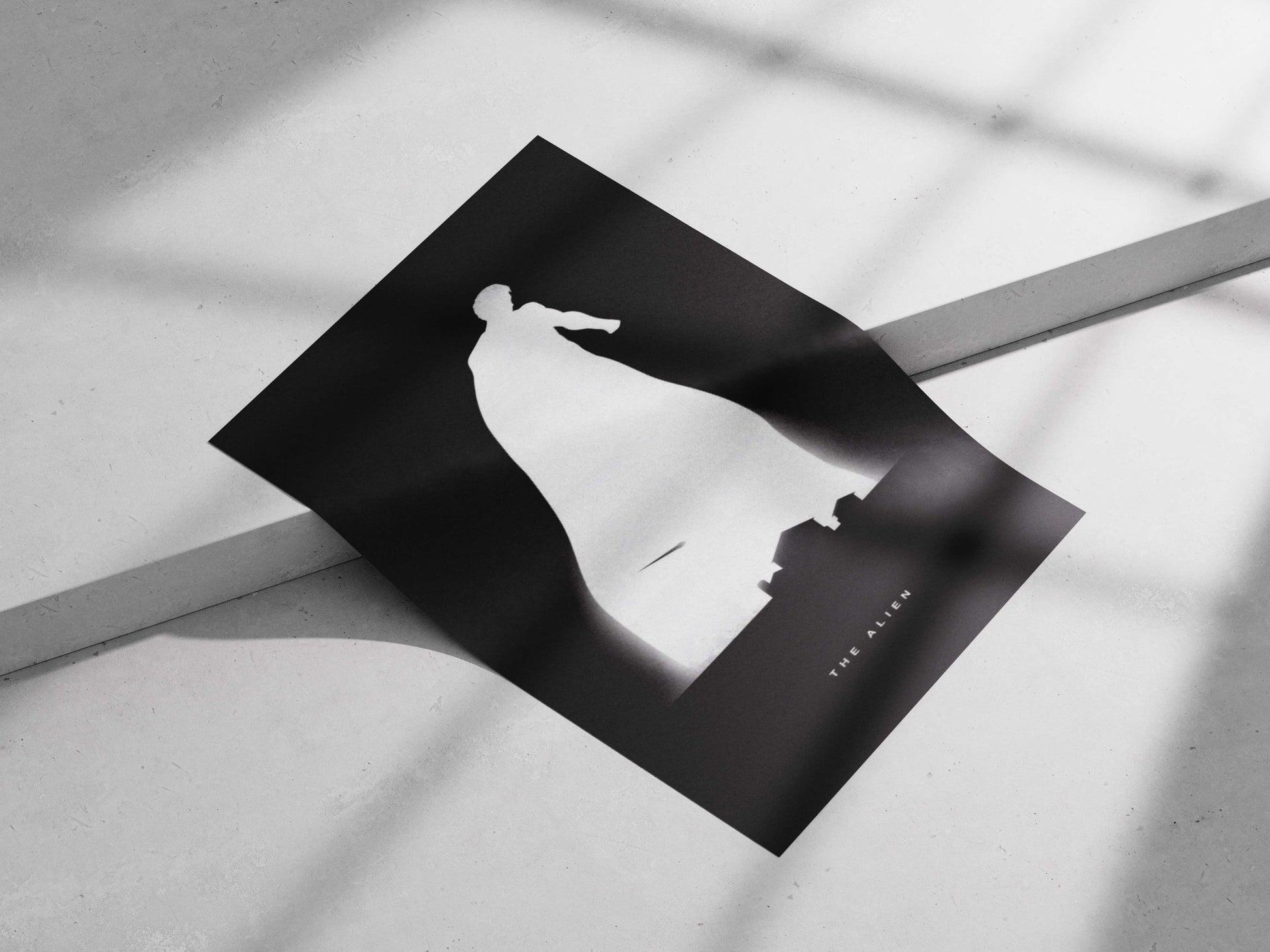 The Alien Main Subject: The Alien Matte poster print — Art wall art India | PosterBoizz