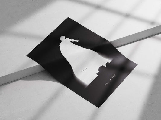 The Alien Main Subject: The Alien Matte poster print — Art wall art India | PosterBoizz