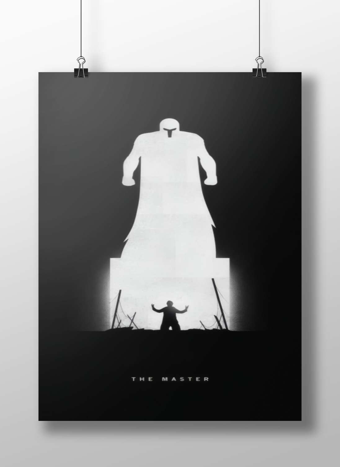 The Master (film title) Main Subject: The Master (film title) Matte BoizzBoard rigid print — Bollywood wall art India |