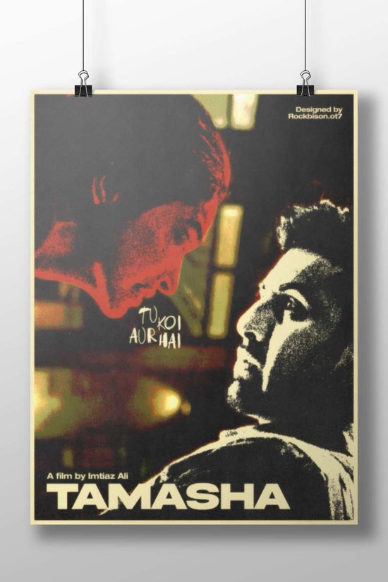 Tamasha (film) Main Subject: Tamasha (film) Matte BoizzBoard rigid print — Bollywood wall art India | PosterBoizz